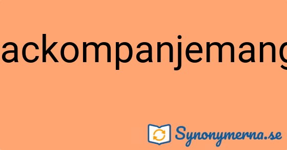 Bild som illustrerar ordet ackompanjemang och dess synonymer.