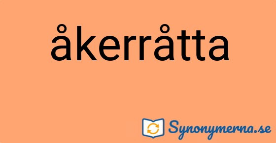 Bild som illustrerar ordet åkerråtta och dess synonymer.