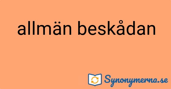 Bild som illustrerar uttrycket allmän beskådan och dess synonymer.