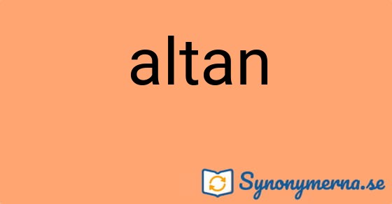 Bild som illustrerar ordet altan och dess synonymer.