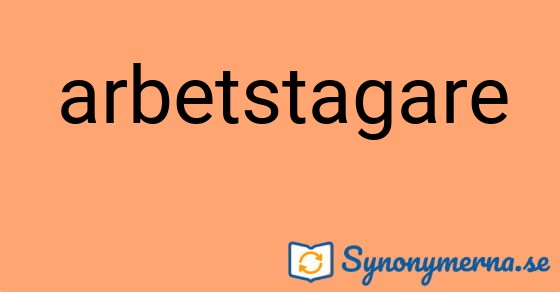 Bild som illustrerar ordet arbetstagare och dess synonymer.