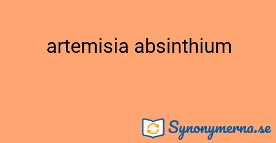 Bild som illustrerar uttrycket artemisia absinthium och dess synonymer.