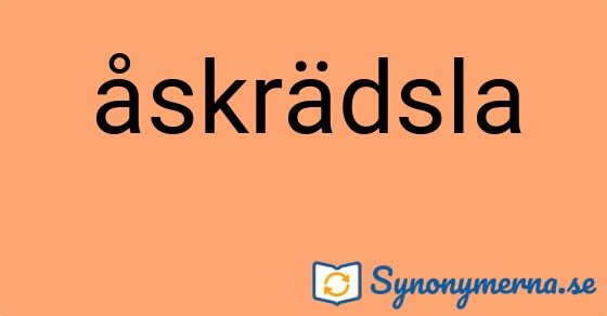 Bild som illustrerar ordet åskrädsla och dess synonymer.