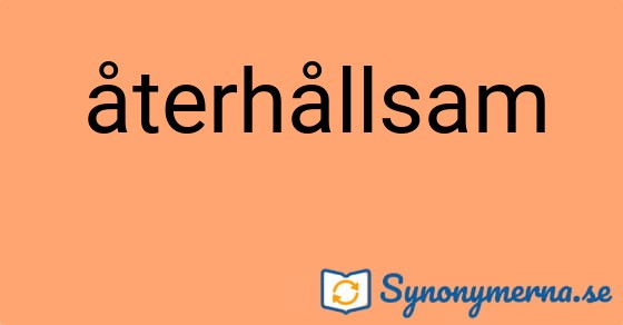 Bild som illustrerar ordet återhållsam och dess synonymer.