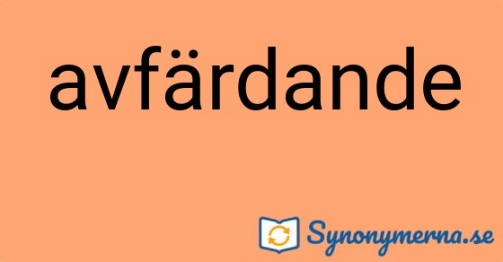 Bild som illustrerar ordet avfärdande och dess synonymer.