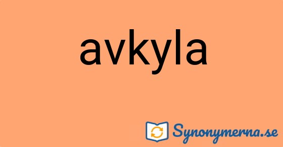 Bild som illustrerar ordet avkyla och dess synonymer.