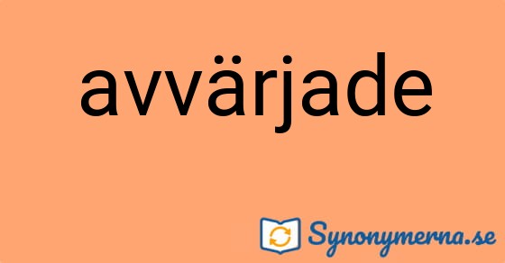 Bild som illustrerar ordet avvärjade och dess synonymer.
