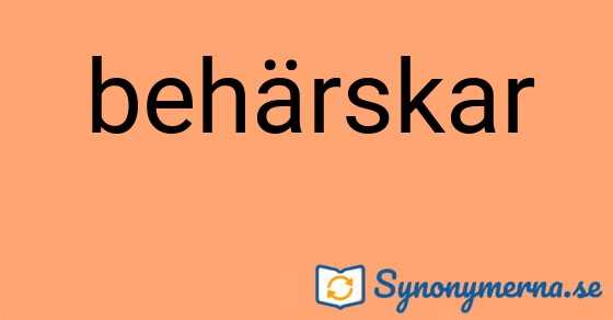 Bild som illustrerar ordet behärskar och dess synonymer.