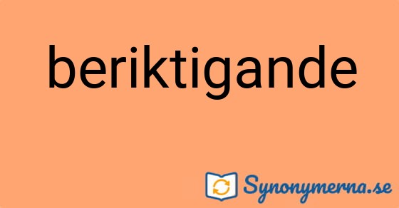 Bild som illustrerar ordet beriktigande och dess synonymer.