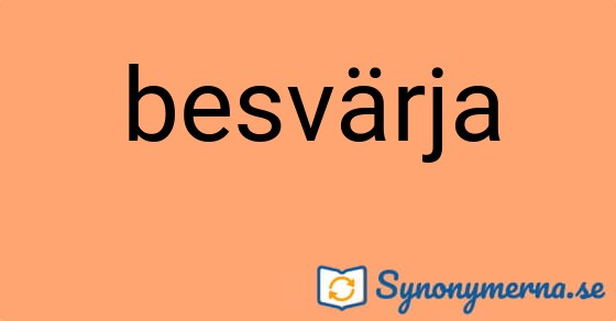 Bild som illustrerar ordet besvärja och dess synonymer.