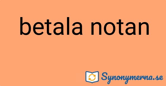 Bild som illustrerar uttrycket betala notan och dess synonymer.