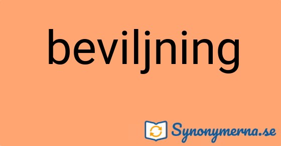 Bild som illustrerar ordet beviljning och dess synonymer.