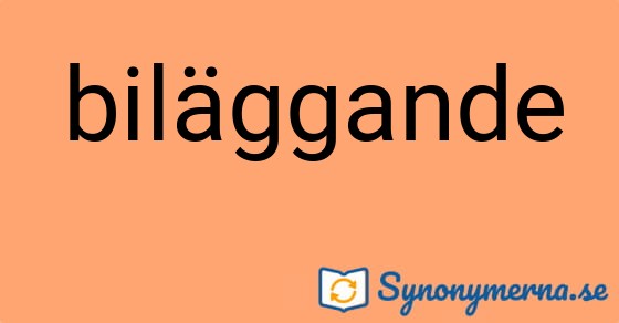 Bild som illustrerar ordet biläggande och dess synonymer.
