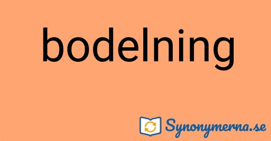 Bild som illustrerar ordet bodelning och dess synonymer.