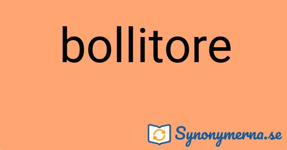 Bild som illustrerar ordet bollitore och dess synonymer.