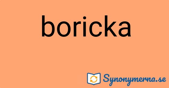 Bild som illustrerar ordet boricka och dess synonymer.