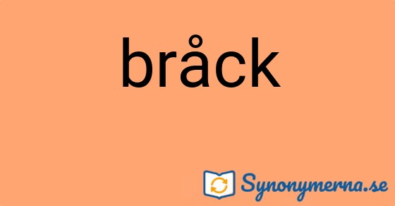 Bild som illustrerar ordet bråck och dess synonymer.