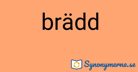 Bild som illustrerar ordet brädd och dess synonymer.