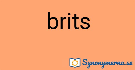 Bild som illustrerar ordet brits och dess synonymer.
