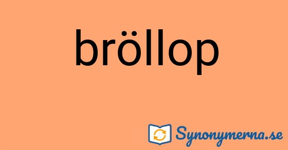 Bild som illustrerar ordet bröllop och dess synonymer.