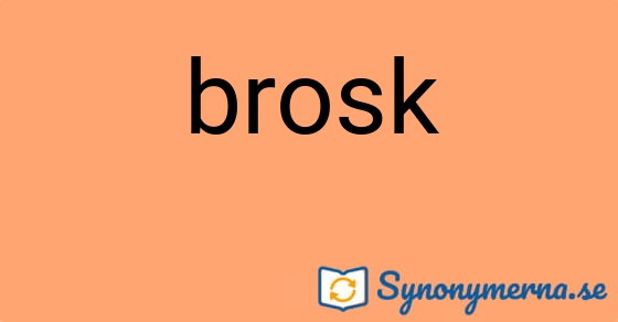 Bild som illustrerar ordet brosk och dess synonymer.