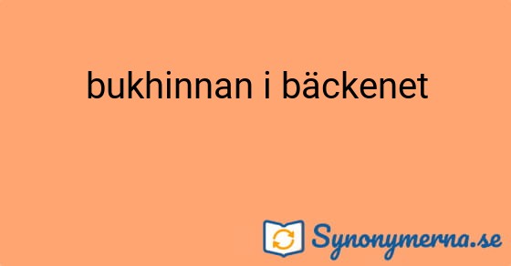 Bild som illustrerar uttrycket bukhinnan i bäckenet och dess synonymer.