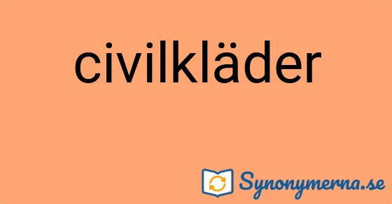 Bild som illustrerar ordet civilkläder och dess synonymer.