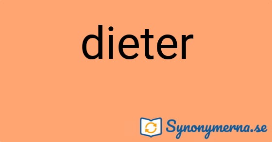 Bild som illustrerar ordet dieter och dess synonymer.