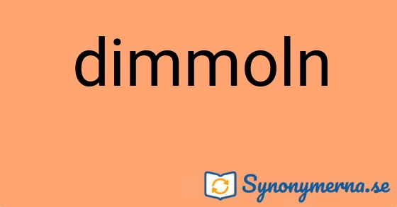 Bild som illustrerar ordet dimmoln och dess synonymer.