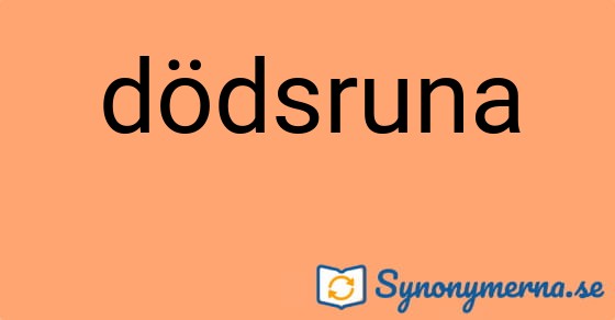 Bild som illustrerar ordet dödsruna och dess synonymer.
