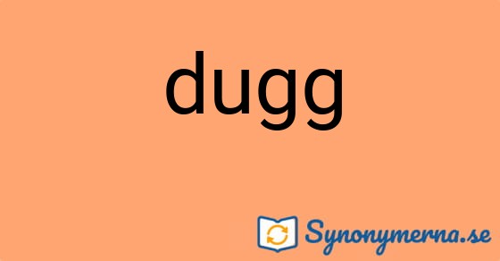 Bild som illustrerar ordet dugg och dess synonymer.