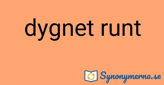 Bild som illustrerar uttrycket dygnet runt och dess synonymer.