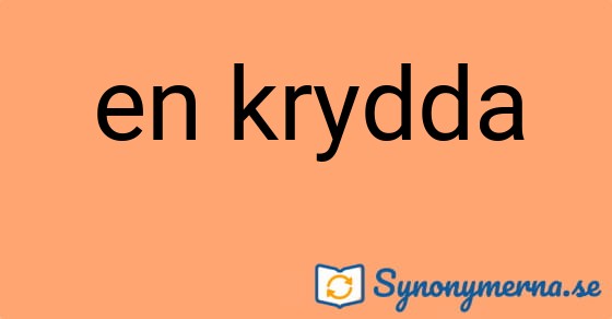 Bild som illustrerar uttrycket en krydda och dess synonymer.