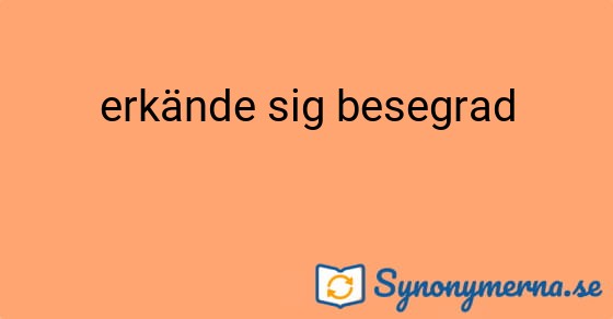 Bild som illustrerar uttrycket erkände sig besegrad och dess synonymer.