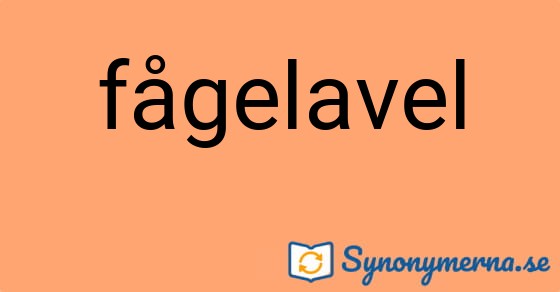 Bild som illustrerar ordet fågelavel och dess synonymer.