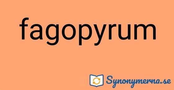 Bild som illustrerar ordet fagopyrum och dess synonymer.