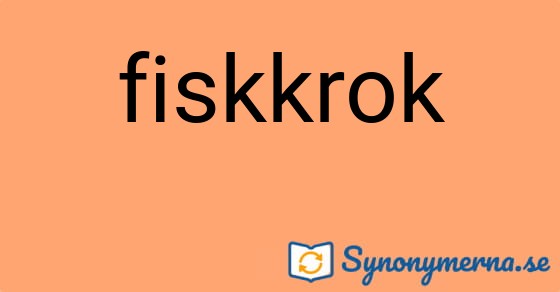 Bild som illustrerar ordet fiskkrok och dess synonymer.