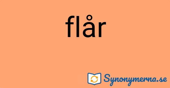 Bild som illustrerar ordet flår och dess synonymer.