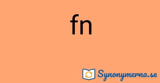 Bild som illustrerar ordet fn och dess synonymer.