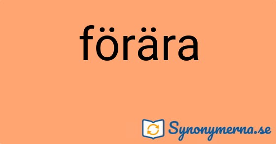 Bild som illustrerar ordet förära och dess synonymer.