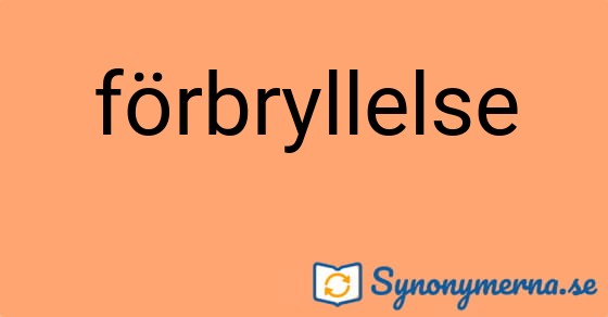 Bild som illustrerar ordet förbryllelse och dess synonymer.