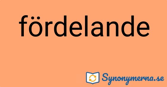 Bild som illustrerar ordet fördelande och dess synonymer.