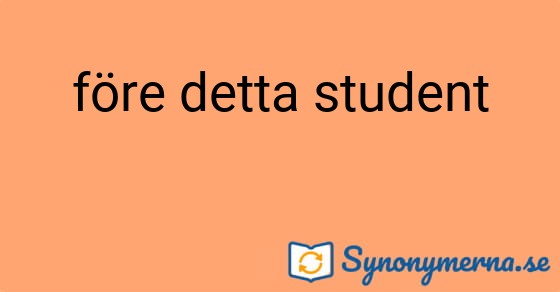 Bild som illustrerar uttrycket före detta student och dess synonymer.