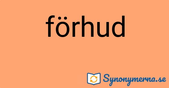 Bild som illustrerar ordet förhud och dess synonymer.