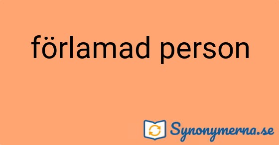 Bild som illustrerar uttrycket förlamad person och dess synonymer.