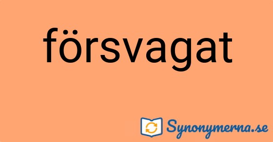Bild som illustrerar ordet försvagat och dess synonymer.