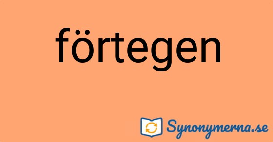 Bild som illustrerar ordet förtegen och dess synonymer.