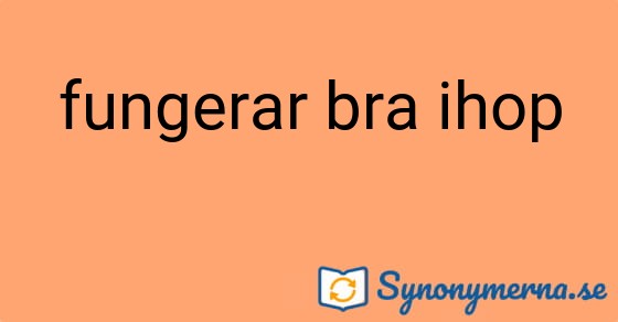 Bild som illustrerar uttrycket fungerar bra ihop och dess synonymer.