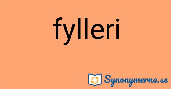Bild som illustrerar ordet fylleri och dess synonymer.