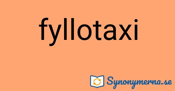 Bild som illustrerar ordet fyllotaxi och dess synonymer.